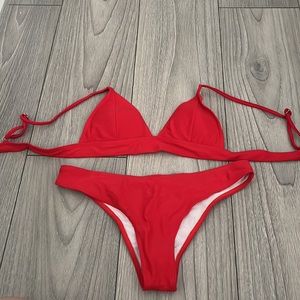 Red Bikini Set- Size 4 (S)- Like New!!!